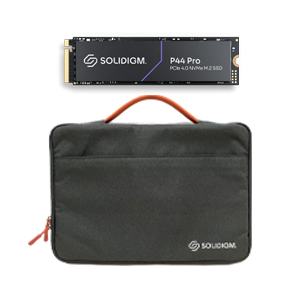 SOLIDIGM P44 Pro PCIe 4.0 M.2 SSD 1TB + 電腦包