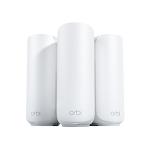 NETGEAR Orbi RBE373 BE5000 雙頻 Wi-Fi 7 Mesh 延伸系統 路由器 + 2 衛星